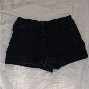 🚫sold on curtsy🚫 forever 21 black shorts
